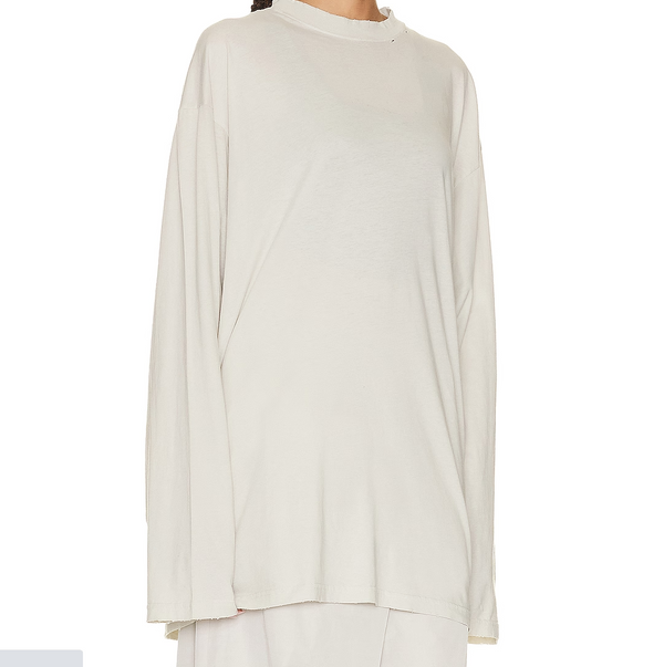 BALENCIAGA Long Sleeve Oversized T-Shirt