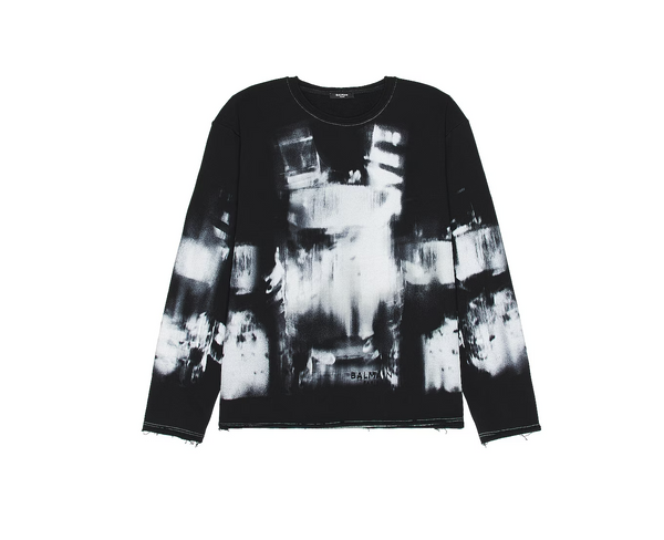 BALMAIN X-Ray Print Edge Sweatshirt