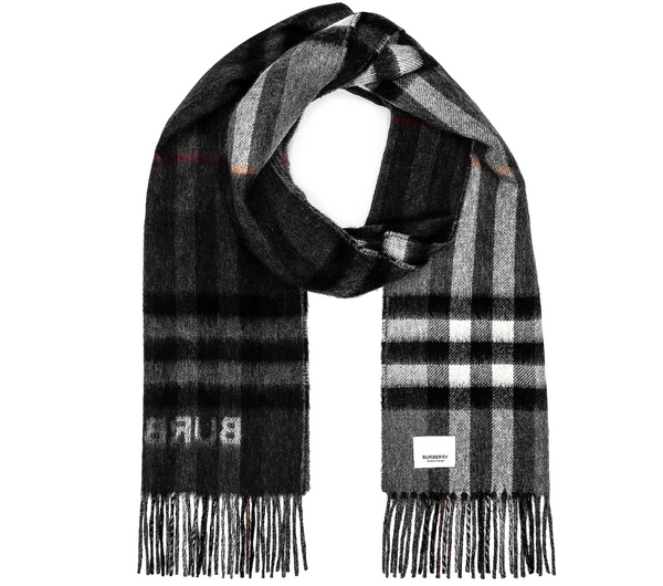 BURBERRY Giant Check Lateral Split Scarf