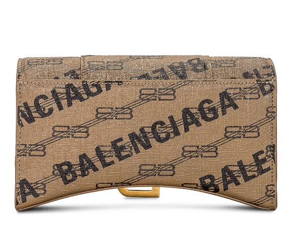 Monogram Hourglass Wallet On Chain Bag