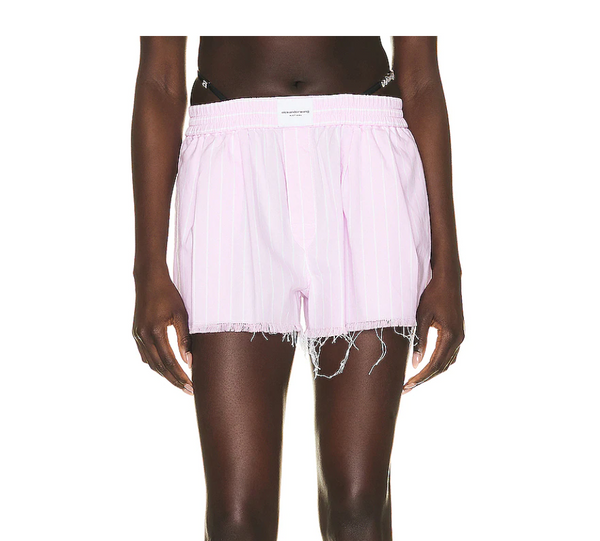 Crystal Thong Frayed Boxer