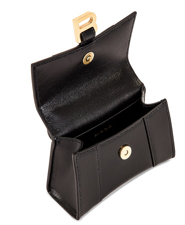 Mini Hourglass Top Handle Bag