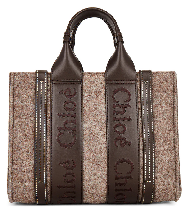Chloe Small Woody Felt Tote
