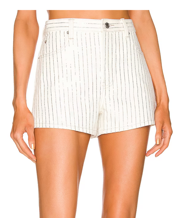 Alexander Wang Bite Short With Crystal Stripe