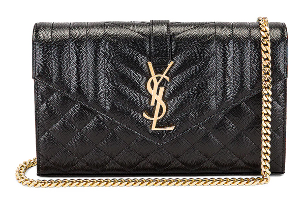 Saint Laurent Mini Envelope Chain Wallet Bag