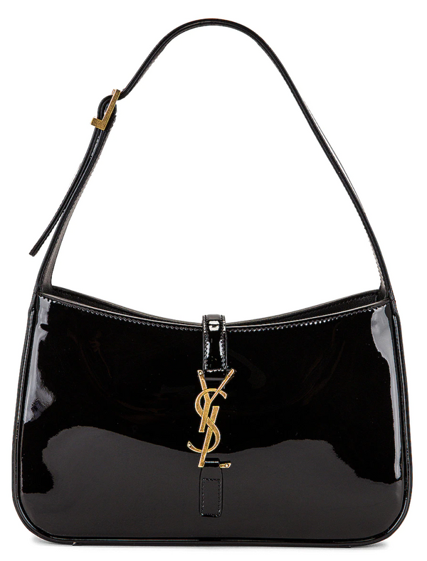 Saint Laurent Le 5 A 7 Patent Hobo Bag