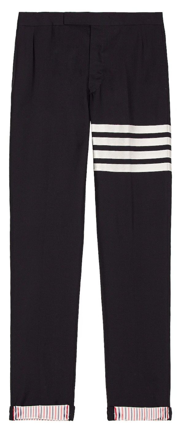 Thom Browne 4 Bar Backstrap Trouser Wide Leg