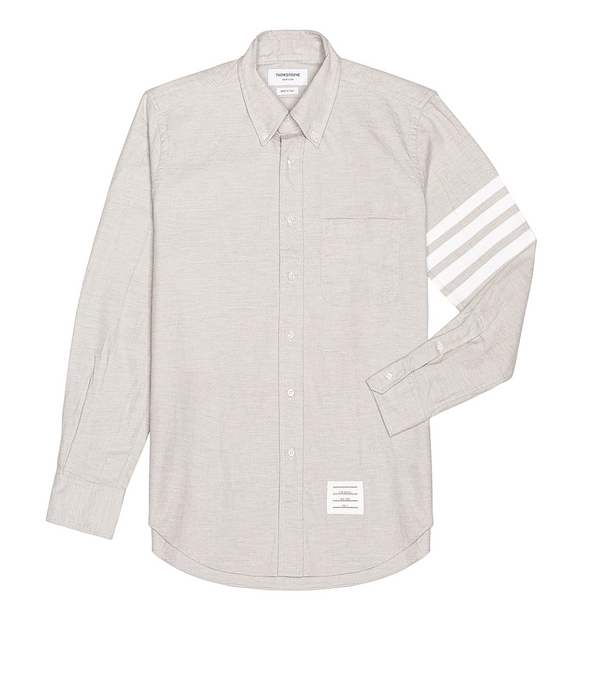 Thom Browne Straight Fit 4 Bar Shirt