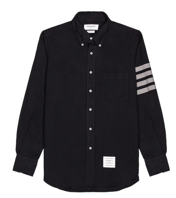 Thom Browne Straight Fit 4 Bar Shirt