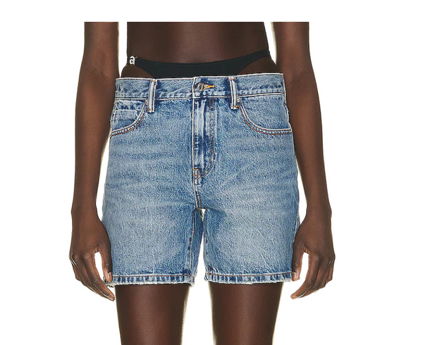 Alexander Wang Low Rise Charm Boy Short