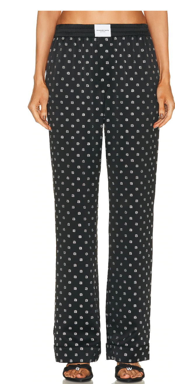 Alexander Wang All Over Hotfix Pajama Pant