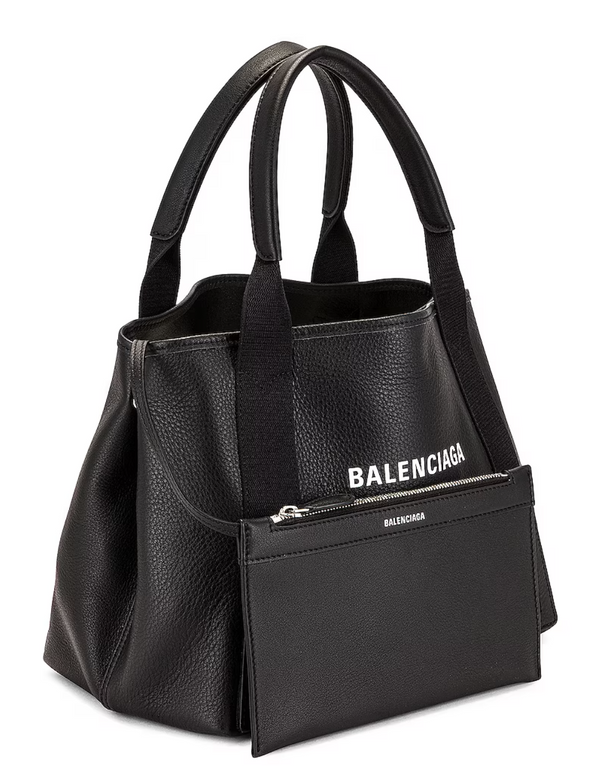 Balenciaga Small Navy Cabas Tote