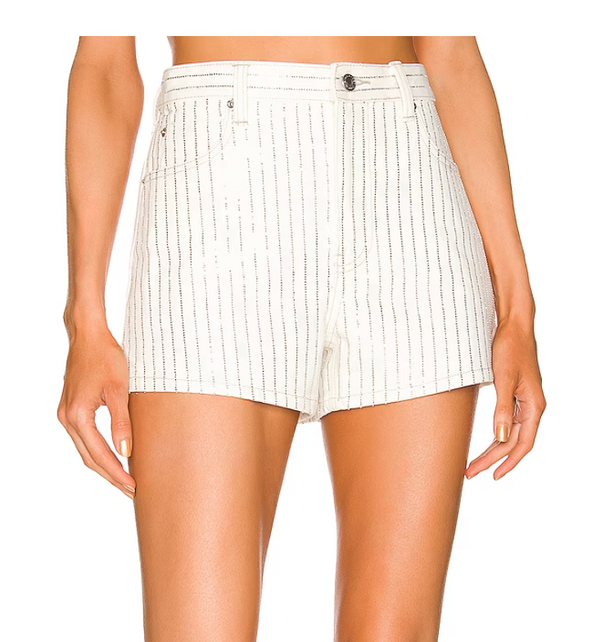 Alexander Wang Bite Short With Crystal Stripe