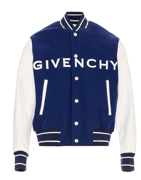 Givenchy Wool And Leather Big Varsity