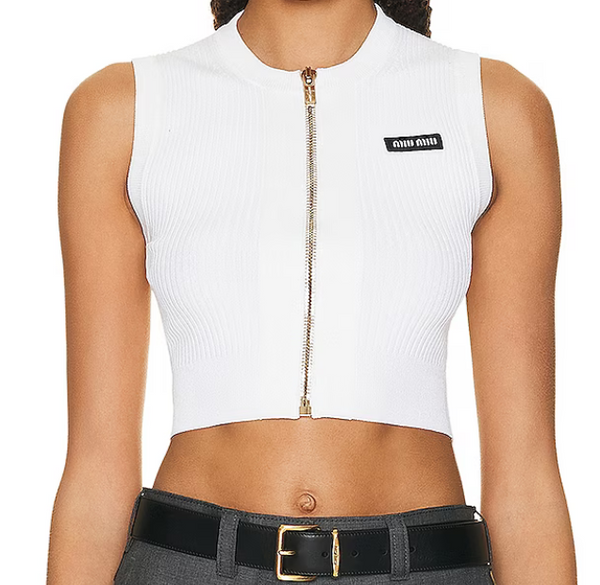 Miu Miu Knit Sleeveless Top