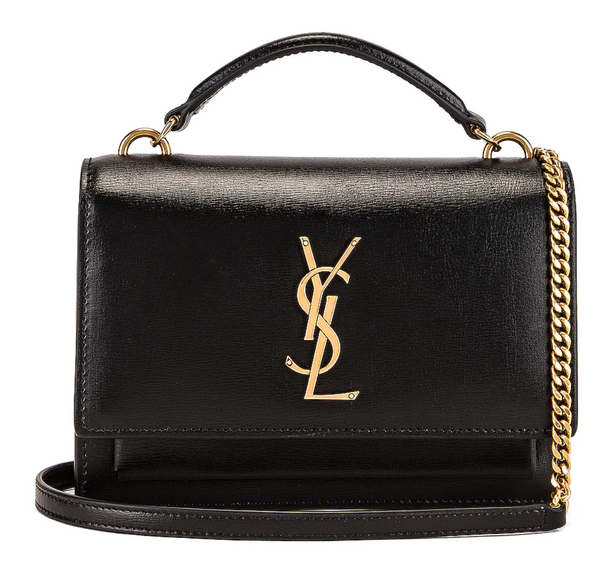 Saint Laurent Sunset Top Handle Chain Wallet Bag